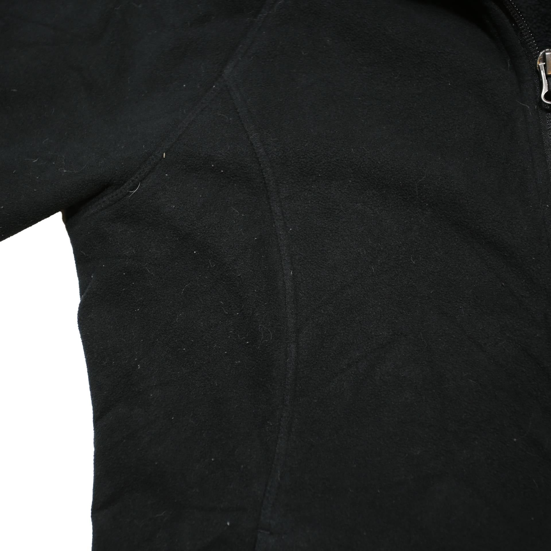 THE NORTH FACE Womens Black Fleece Jacket S Polyester Zip Classic Outdoor Warm