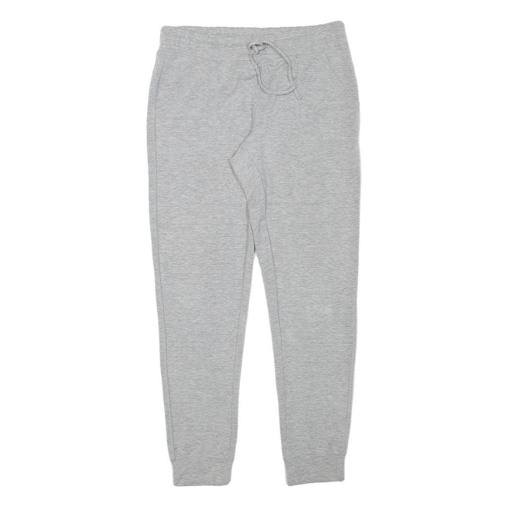 REEBOK Womens Joggers Grey Slim Tapered S W30 L30 Casual Cotton Blend
