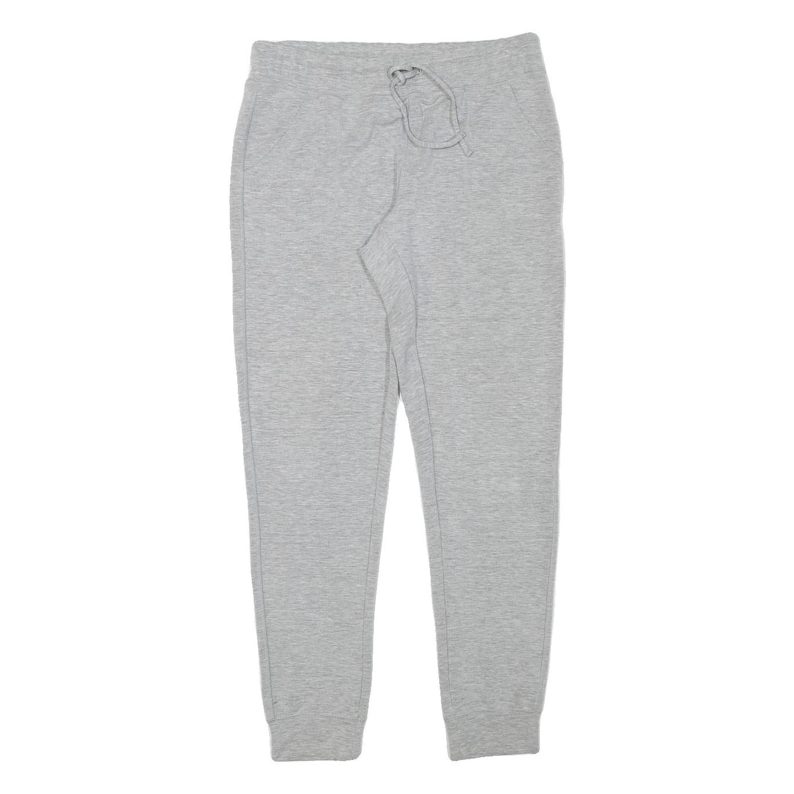 REEBOK Womens Joggers Grey Slim Tapered S W30 L30 Casual Cotton Blend
