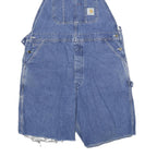 CARHARTT Mens Blue Cotton Denim Relaxed Dungarees XL W40 L11 Casual Workwear