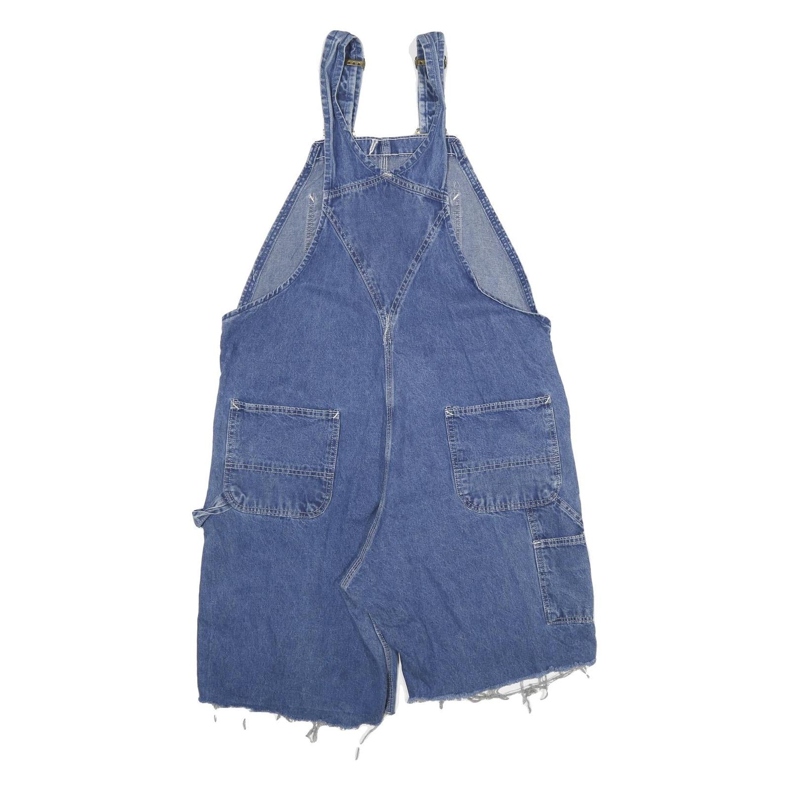 CARHARTT Mens Blue Cotton Denim Relaxed Dungarees XL W40 L11 Casual Workwear