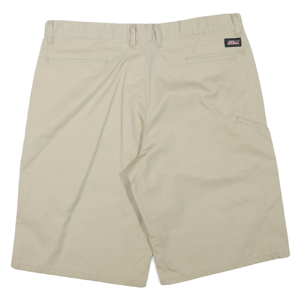 DICKIES Mens Shorts Beige Casual Classic XL W38 Workwear Durable Polyester Blend