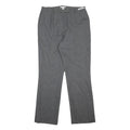 PENDLETON Mens Wool Grey Pinstripe Regular Straight Trousers W30 L30 Classic
