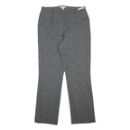 PENDLETON Mens Wool Grey Pinstripe Regular Straight Trousers W30 L30 Classic
