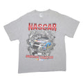 DELTA PRO WEAIGHT Mens Grey NASCAR Graphic T-Shirt XL Short Sleeve Crew Neck