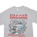 DELTA PRO WEAIGHT Mens Grey NASCAR Graphic T-Shirt XL Short Sleeve Crew Neck