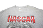 DELTA PRO WEAIGHT Mens Grey NASCAR Graphic T-Shirt XL Short Sleeve Crew Neck