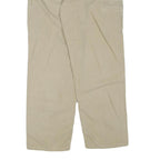 CARHARTT Mens Cotton Blend Beige Regular Fit Straight Leg Trousers W38 L34