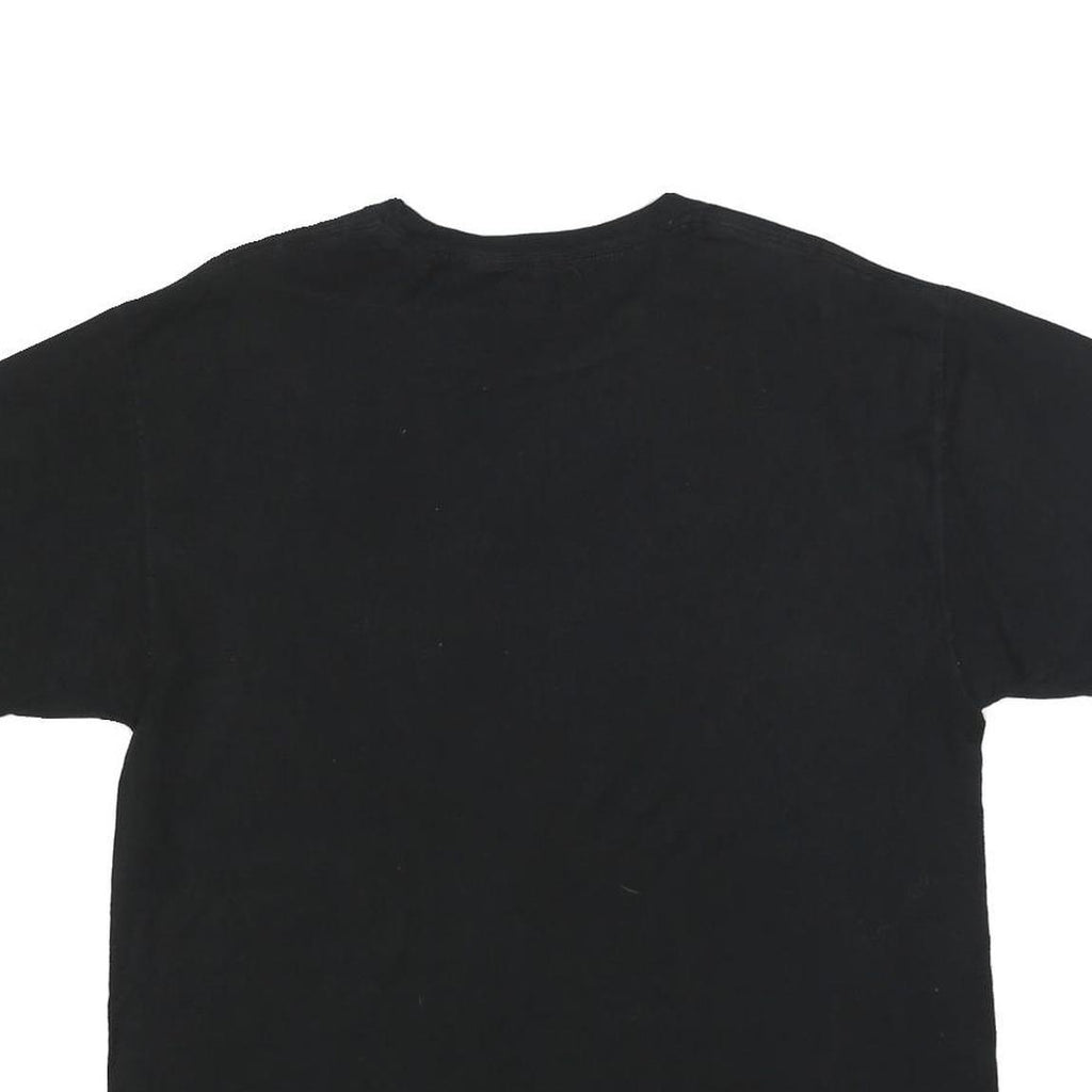 CHAMPION Mens Black L Short Sleeve Crew Neck Logo Cotton Blend T-Shirt