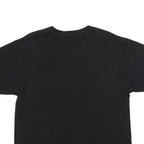 CHAMPION Mens Black L Short Sleeve Crew Neck Logo Cotton Blend T-Shirt