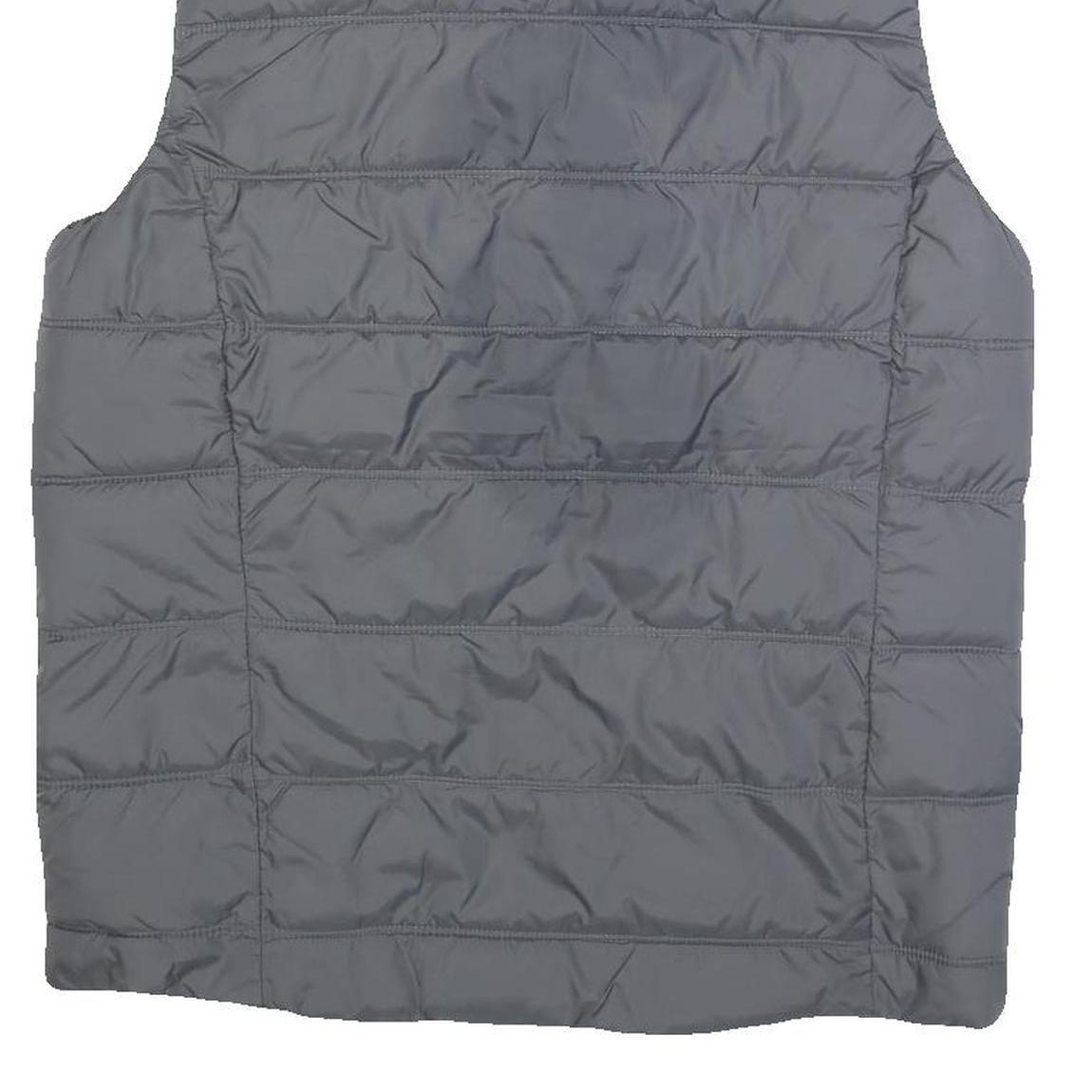 JOMA Mens Black Sleeveless Quilted Jacket M Polyester Blend Zip Outerwear