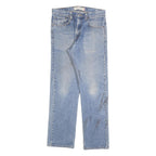 LEVI'S 505 Mens Jeans Blue Regular Straight Denim Medium W32 L32 Classic Fit