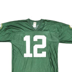 NFL Mens Green Football Shirt XL Short Sleeve V-Neck Rodgers Number 12