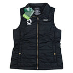 LL BEAN Womens Puffer Gilet Black XS