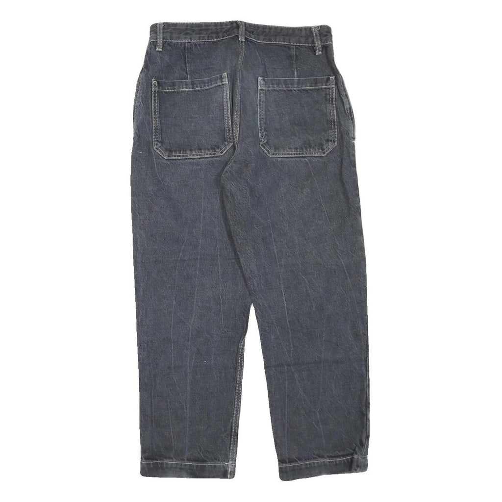 ZARA Womens Regular Blue Denim Jeans W30 L26 Cotton Blend Zip Pockets