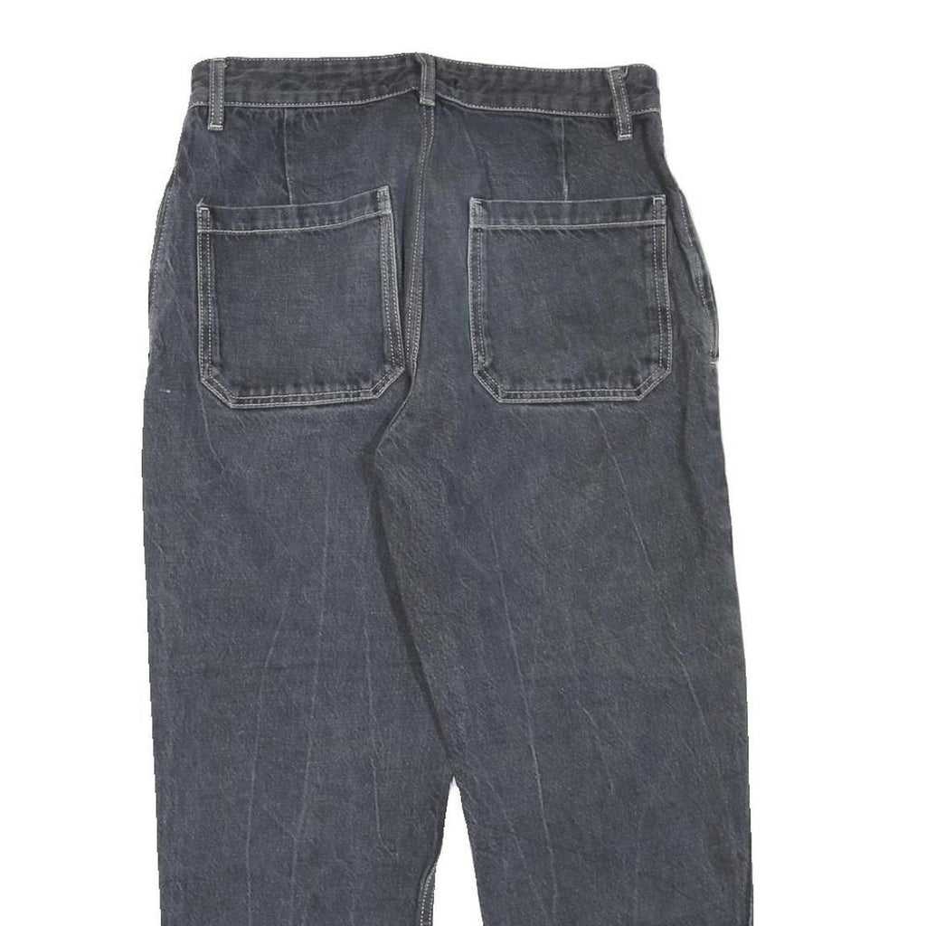 ZARA Womens Regular Blue Denim Jeans W30 L26 Cotton Blend Zip Pockets