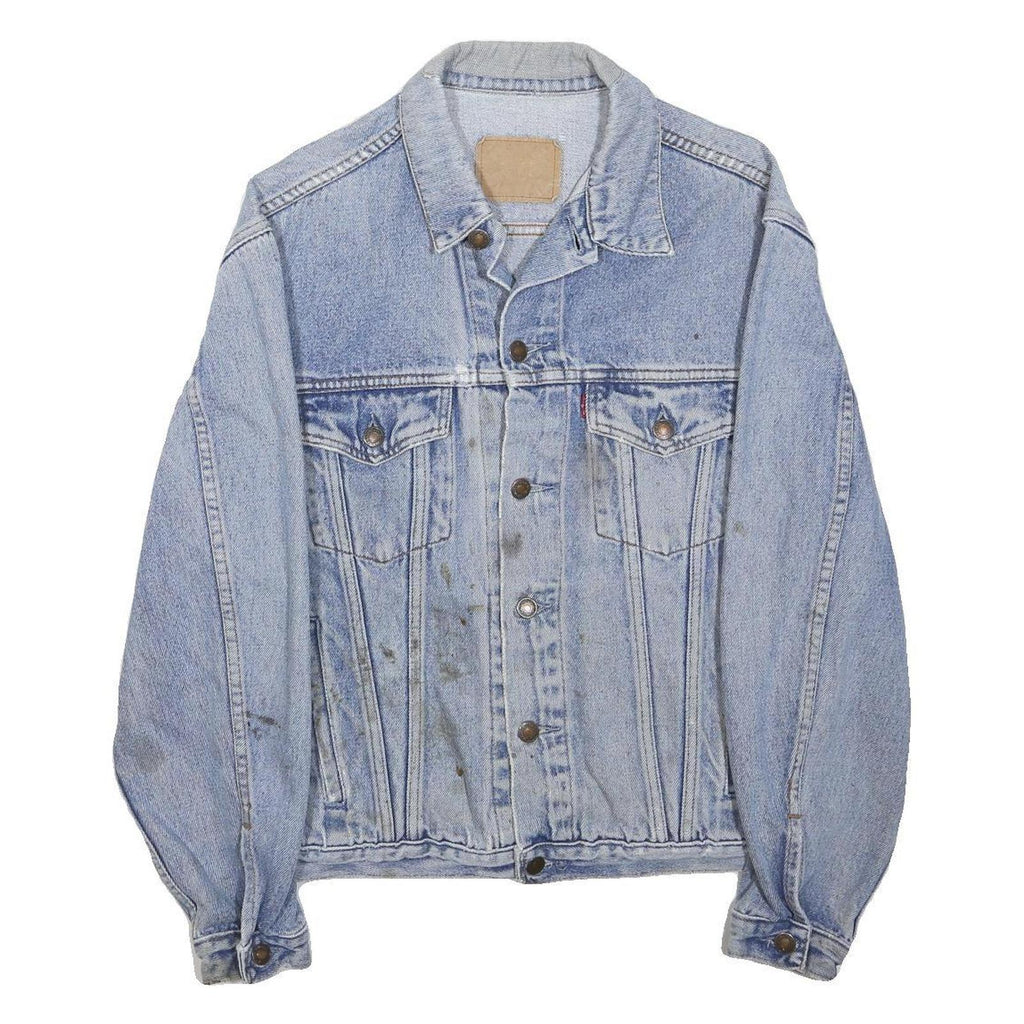 LEVI'S Mens Blue Denim Cotton Classic Jacket M Button Front Casual Retro