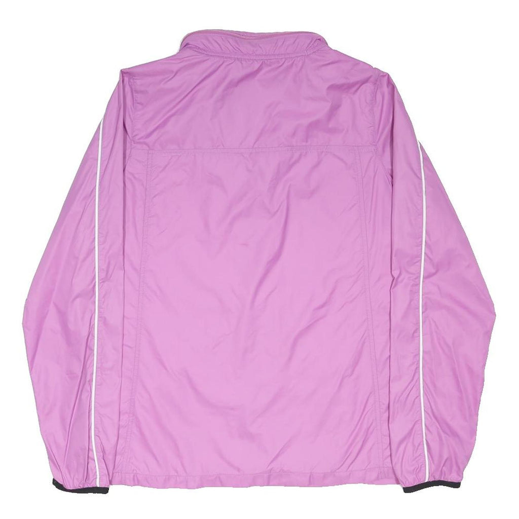 NEW BALANCE Womens Purple Track Jacket UK 12 Polyester Blend Zip Sportswear