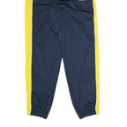 LOTTO Mens Joggers Navy Blue & Yellow Slim Tapered L W32 L33 Sportswear