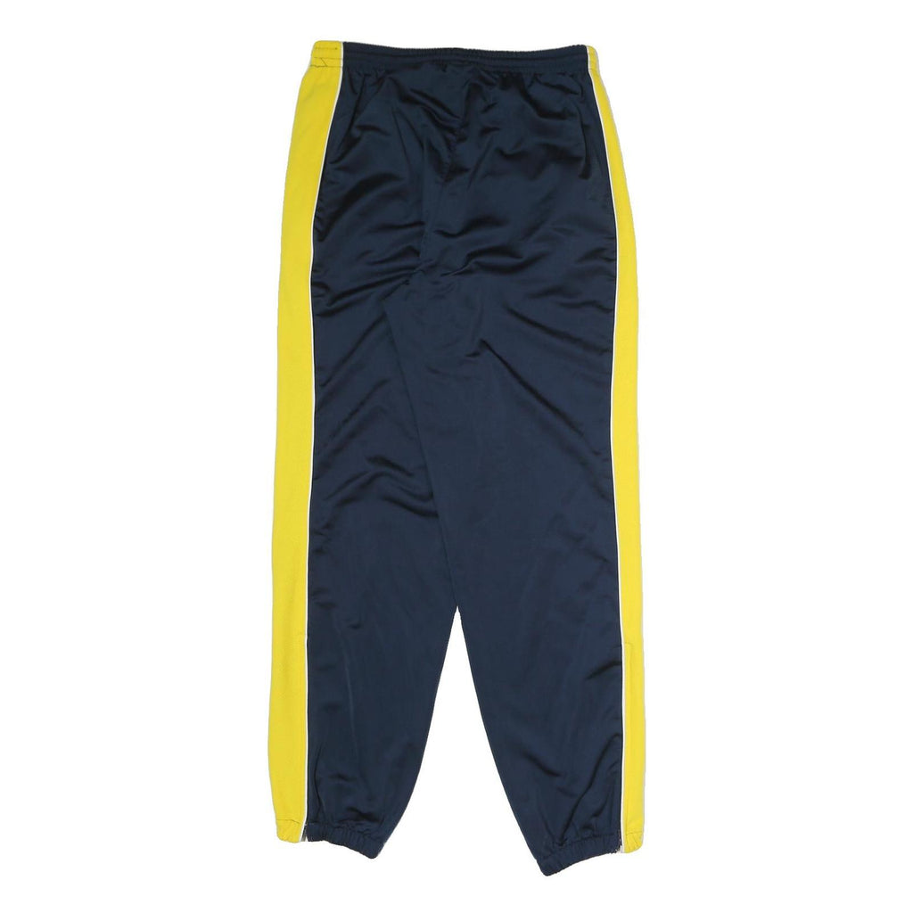 LOTTO Mens Joggers Navy Blue & Yellow Slim Tapered L W32 L33 Sportswear