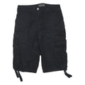DECREE Womens Black Cargo Cotton Blend Shorts M W30 Utility Casual Summer