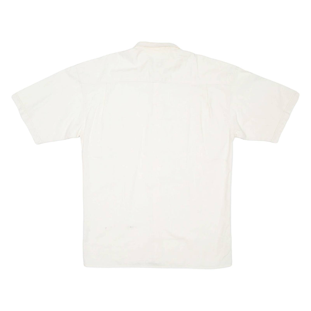 VILARELLO Mens Plain Shirt Cream XL