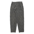 OFFSHORE Womens Grey Cotton Blend Regular Fit Trousers W28 L30 Ribbed Texture