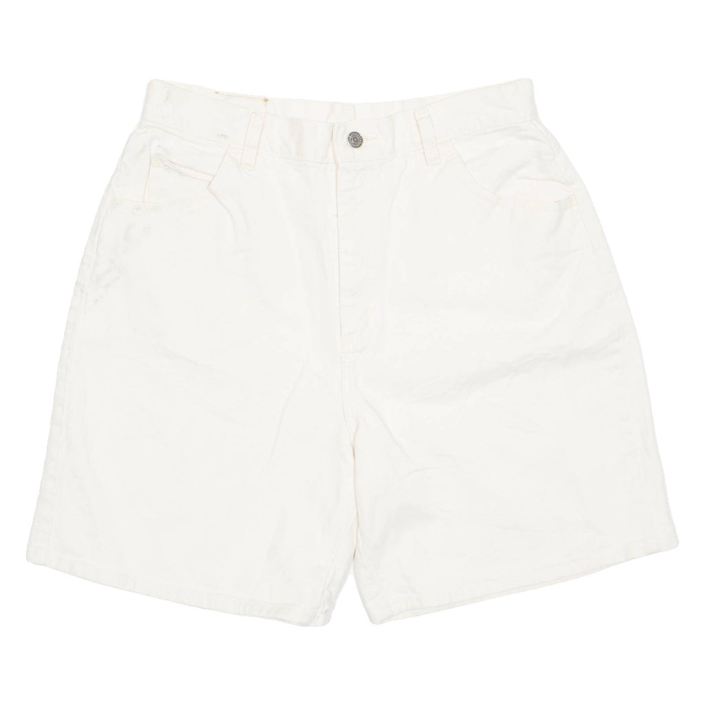 LEE Denim Womens Chino Shorts Cream L W31