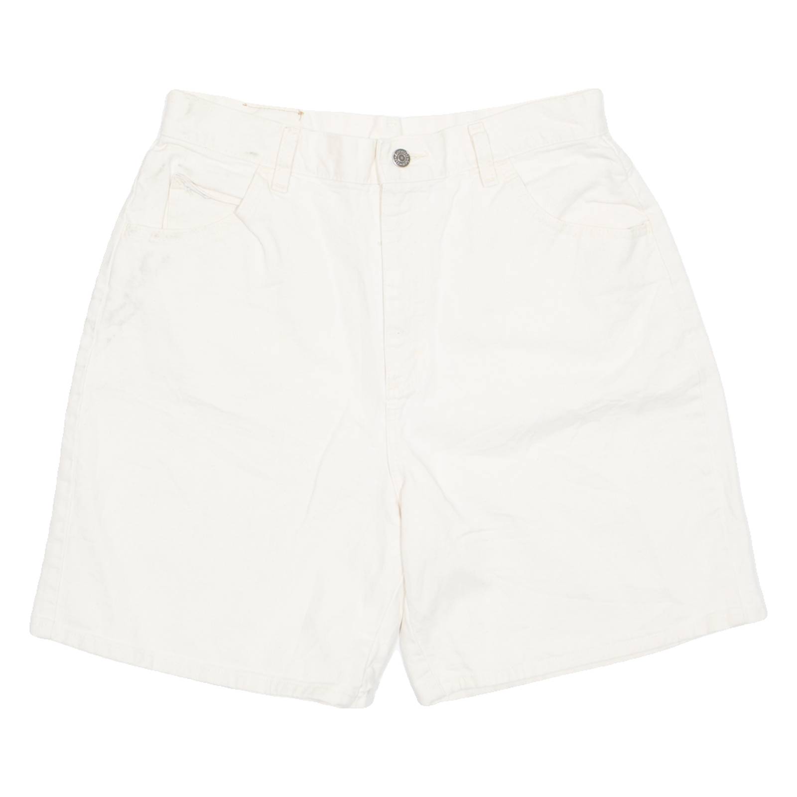 LEE Denim Womens Chino Shorts Cream L W31