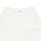 LEE Denim Womens Chino Shorts Cream L W31