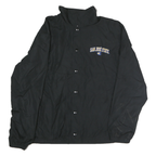 CHAMPION Mens Black San Jose State Embroidered Jacket L Polyester Blend Zip