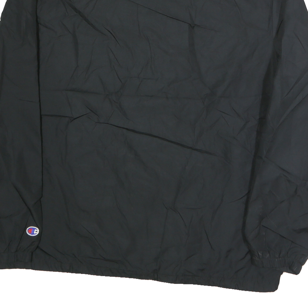 CHAMPION Mens Black San Jose State Embroidered Jacket L Polyester Blend Zip