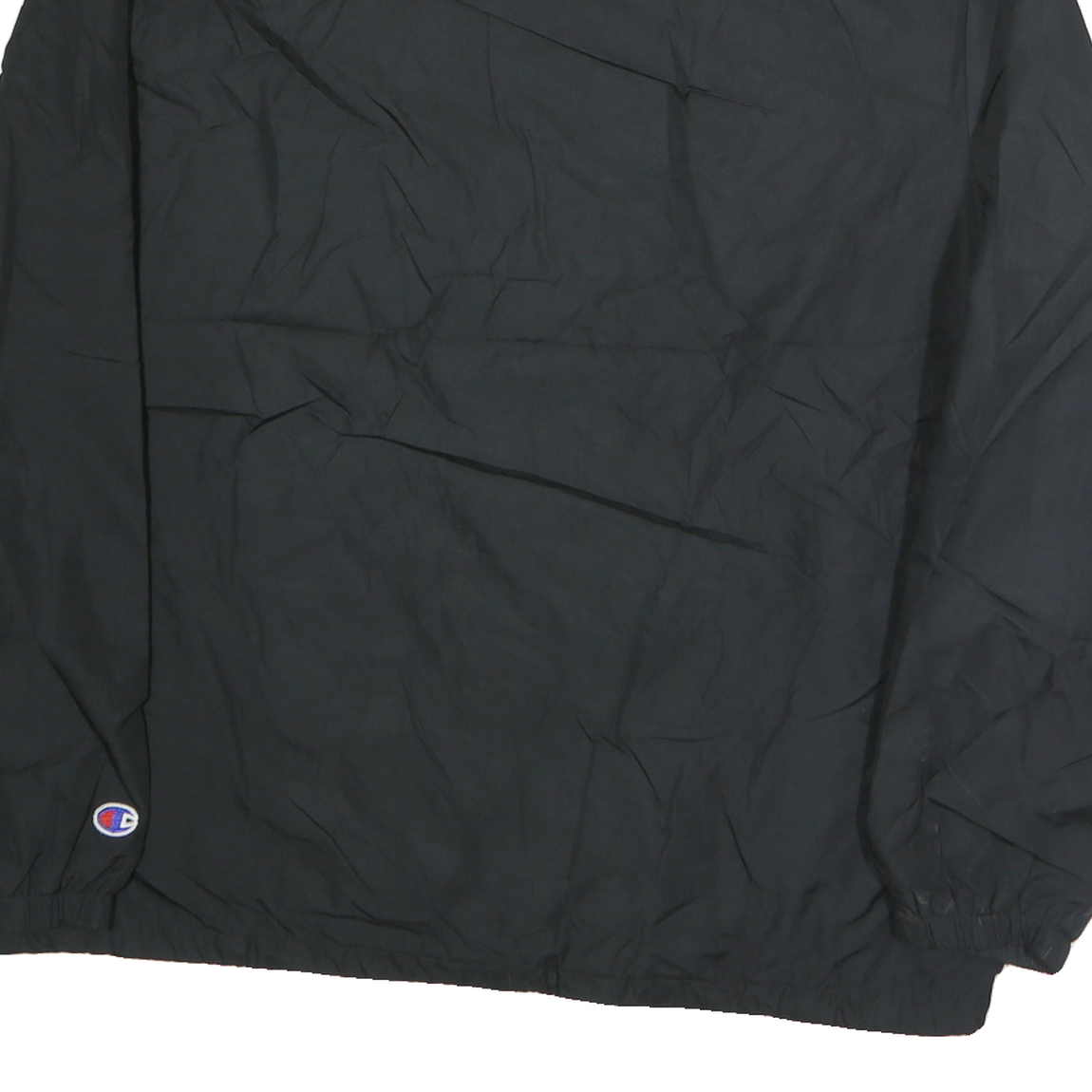 CHAMPION Mens Black San Jose State Embroidered Jacket L Polyester Blend Zip