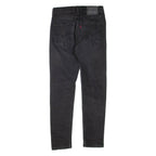 LEVI'S 512 Jeans Mens Black Slim Tapered W28 L30