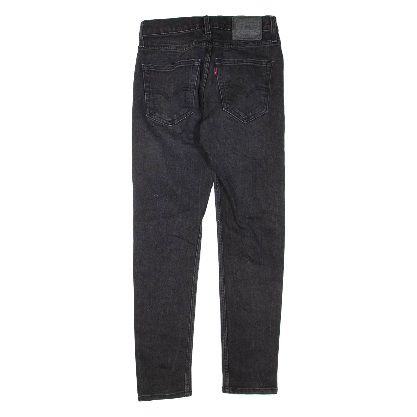 LEVI'S 512 Jeans Mens Black Slim Tapered W28 L30