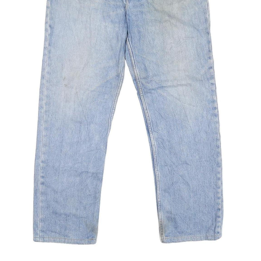LEVI'S Mens Regular Fit Blue Denim Jeans W35 L29 Classic Cotton Zip Pockets