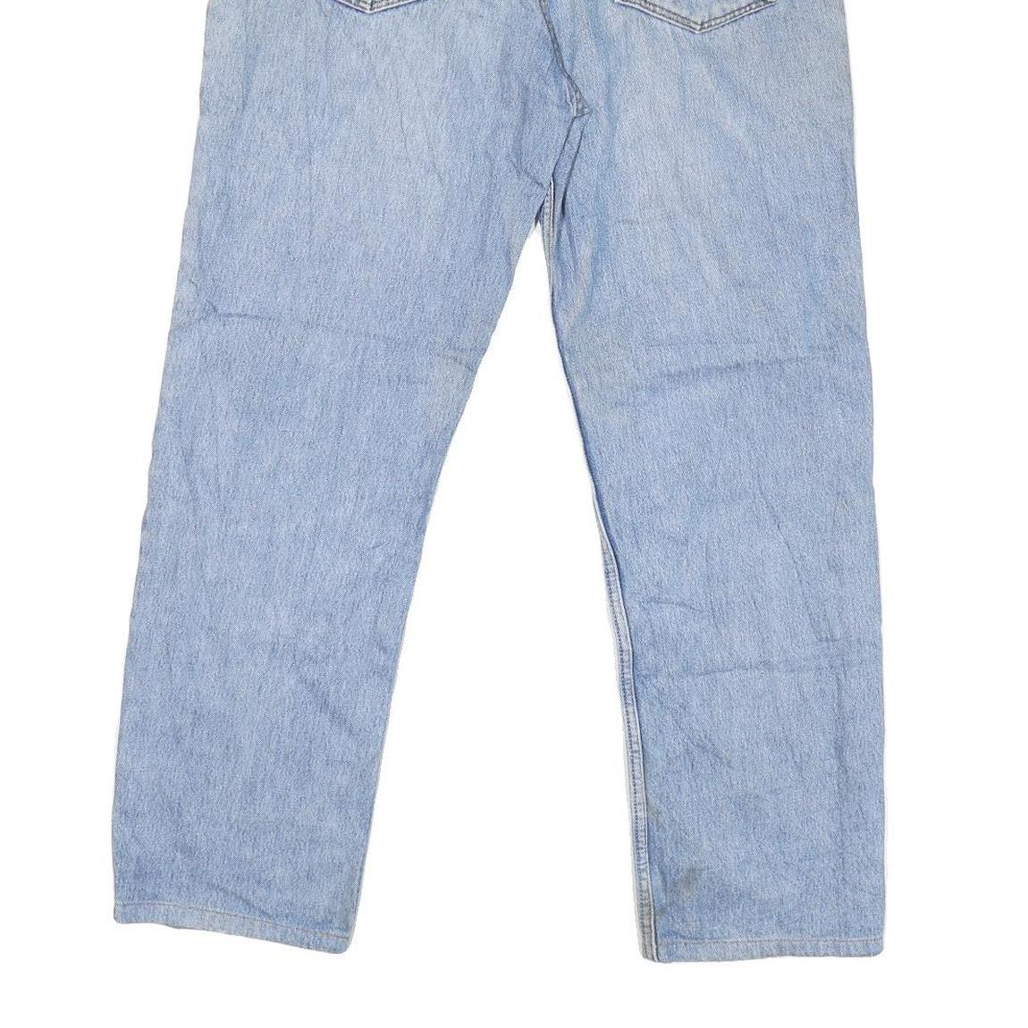 LEVI'S Mens Regular Fit Blue Denim Jeans W35 L29 Classic Cotton Zip Pockets