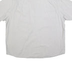 WRANGLER Mens White Relaxed Fit 2XL Cotton Blend Short Sleeve Shirt Casual