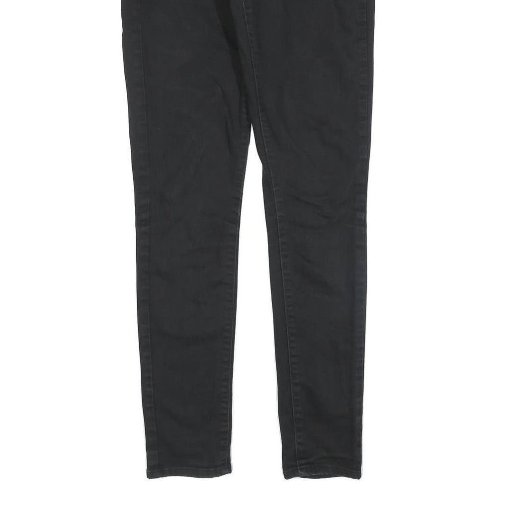 LEVI'S Womens Jeans Black Slim Skinny Denim Medium W31 L31 Zip Cotton Blend