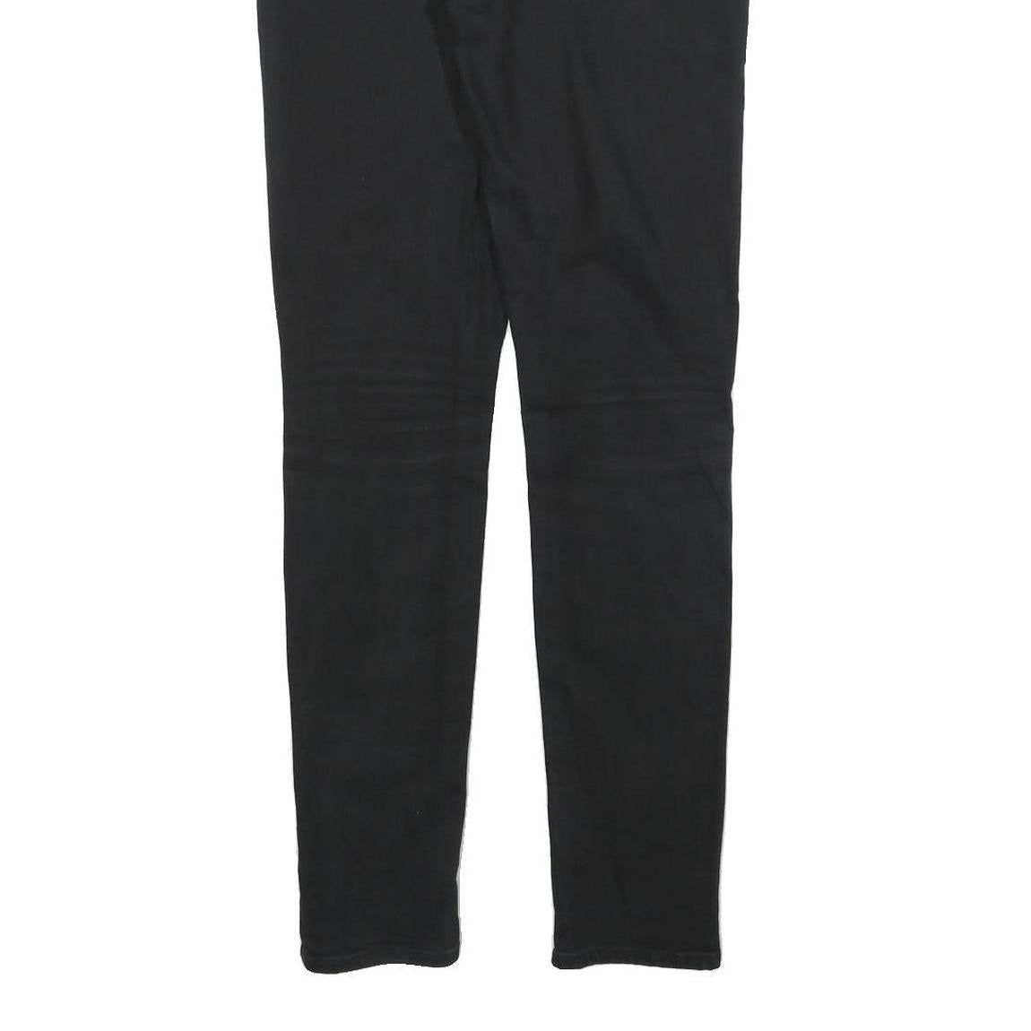 LEVI'S Womens Jeans Black Slim Skinny Denim Medium W31 L31 Zip Cotton Blend