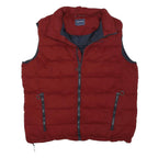 CRAIGHOPPERS Mens Red Bodywarmer L Polyester Blend Quilted Outdoor Jacket Zip