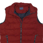 CRAIGHOPPERS Mens Red Bodywarmer L Polyester Blend Quilted Outdoor Jacket Zip