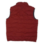 CRAIGHOPPERS Mens Red Bodywarmer L Polyester Blend Quilted Outdoor Jacket Zip