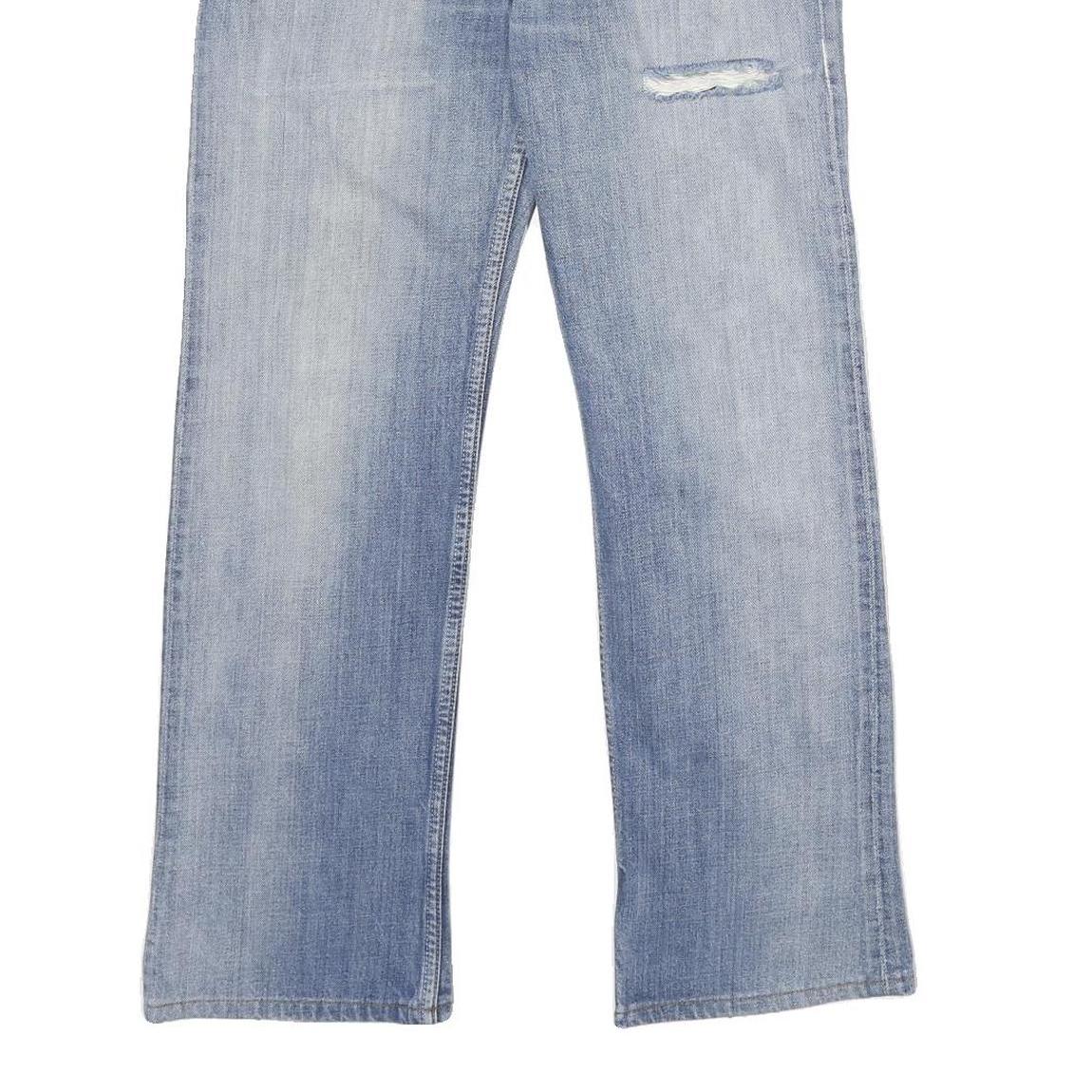 LEVI'S 518 04 Mens Jeans Blue Relaxed Straight Denim Light W30 L29 Distressed