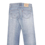 LEVI'S 518 04 Mens Jeans Blue Relaxed Straight Denim Light W30 L29 Distressed