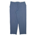 CLASSIC MAN Mens Trousers Blue Relaxed Straight W38 L31