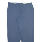 CLASSIC MAN Mens Trousers Blue Relaxed Straight W38 L31