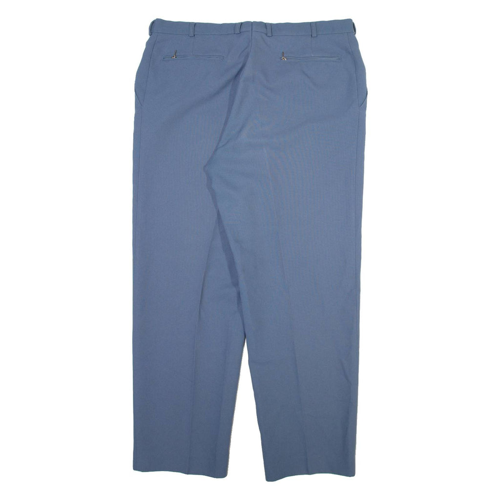 CLASSIC MAN Mens Trousers Blue Relaxed Straight W38 L31