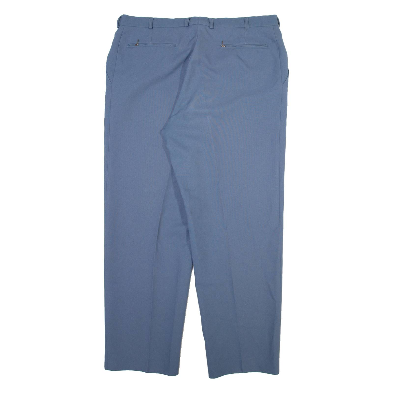 CLASSIC MAN Mens Trousers Blue Relaxed Straight W38 L31