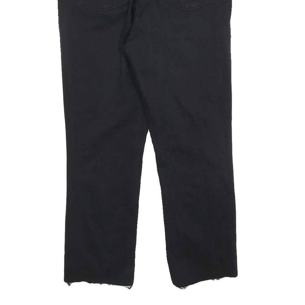 LEVI'S 724 BIG E Womens Jeans Black Regular Straight Denim W31 L25 Vintage Style